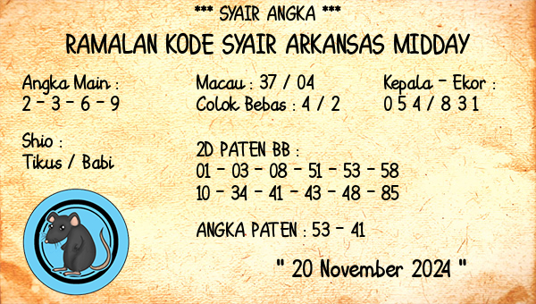 Prediksi Arkansas Midday