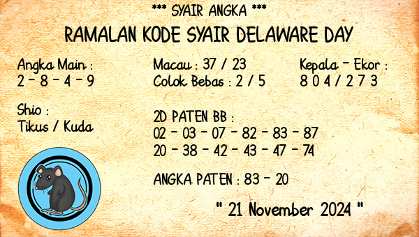 Prediksi Delaware Day