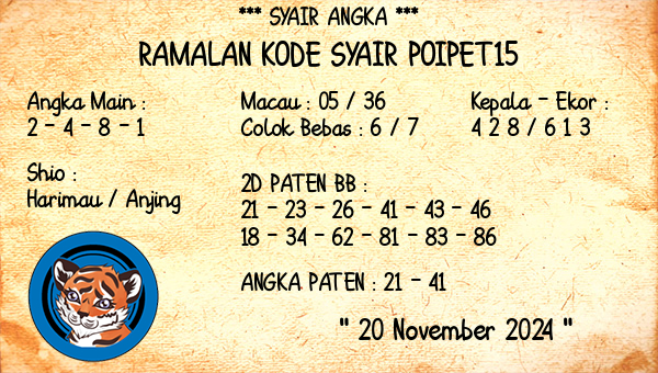 Prediksi Poipet15