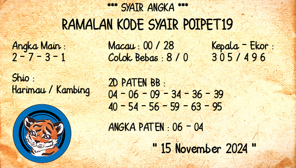 Prediksi Poipet19