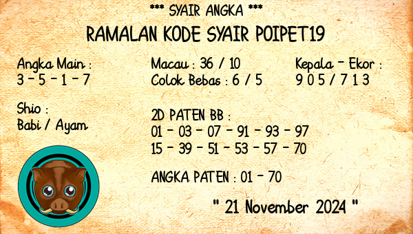 Prediksi Poipet19