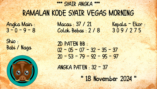 Prediksi Vegas Morning